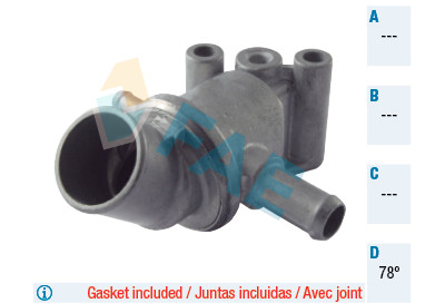 Thermostat, liquide de refroidissement FAE 5203378