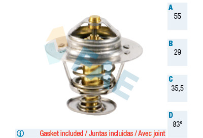Thermostat, liquide de refroidissement FAE 5306983