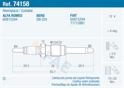 Bujía de precalentamiento