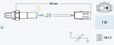 Sonde Lambda FAE 77103