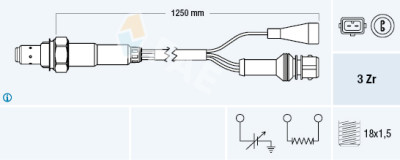 Sonde Lambda FAE 77108