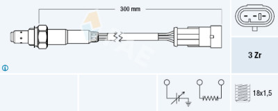 Sonde lambda FAE 77121