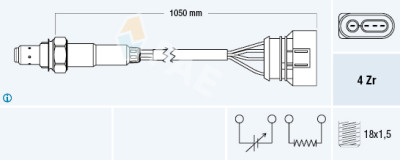 Sonde Lambda FAE 77134