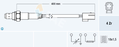 Sonde lambda FAE 77216