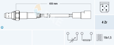 Sonde Lambda FAE 77245