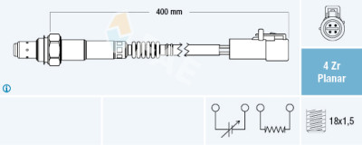 Sonde Lambda FAE 77253