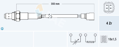 Sonde Lambda FAE 77385