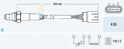 Sonde Lambda FAE 77465