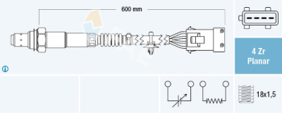 Sonde Lambda FAE 77494