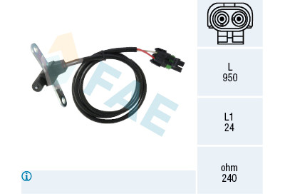Générateur d'impulsions, volant d'inertie FAE 79026