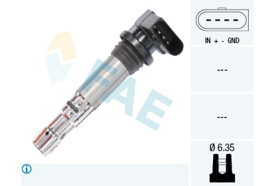 Bobine d'allumage FAE 80201