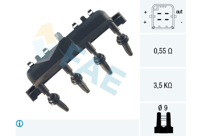 Bobine d'allumage FAE 80/208