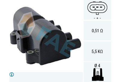 Bobine d'allumage FAE 80/317