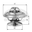 Thermostat, liquide de refroidissement GATES TH01982G1