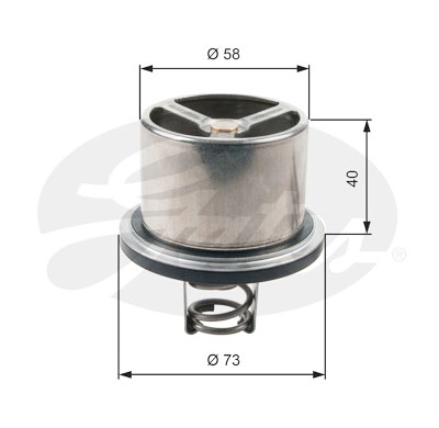 Thermostat, liquide de refroidissement GATES TH07882