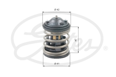 Thermostat, liquide de refroidissement GATES TH47487G1