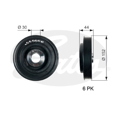 Polea, cigüeñal DriveAlign®