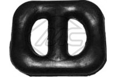 Bague de support, silencieux METALCAUCHO 270