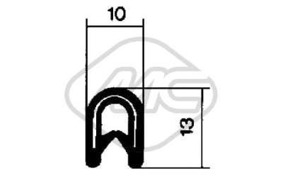 Joint de porte METALCAUCHO 0060-5