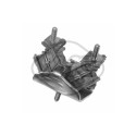 Support, moteur METALCAUCHO 705