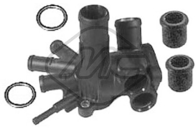 Bride de liquide de refroidissement METALCAUCHO 3543