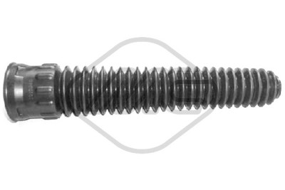 Capuchon/soufflet de protection, amortisseur METALCAUCHO 4173