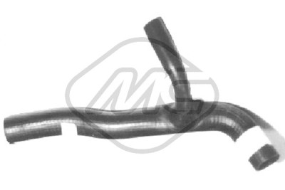 Tuyau de radiateur METALCAUCHO 7987