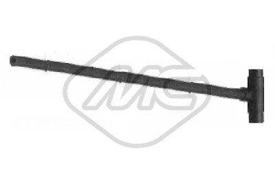 Tuyau, ventilation de carter-moteur