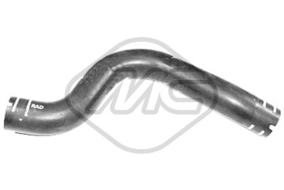 Tuyau de radiateur METALCAUCHO 9348