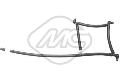 Kit de tuyauterie haute pression, système d'injection METALCAUCHO 92047