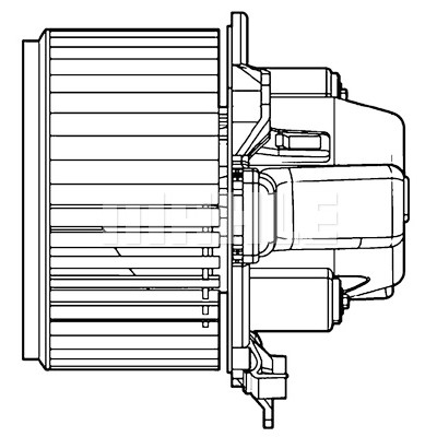 Ventilateur d'habitacle MAHLE ORIGINAL AB 108 000P