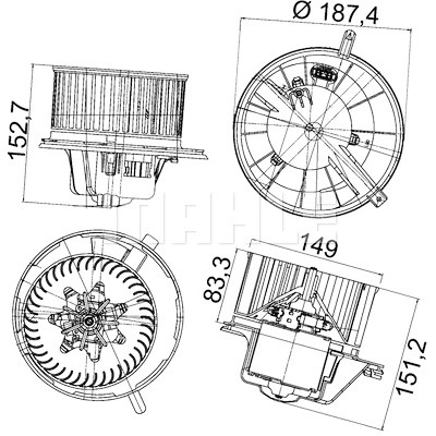 Pulseur d'air habitacle