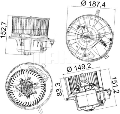 Pulseur d'air habitacle