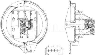Résistance, pulseur d'air habitacle