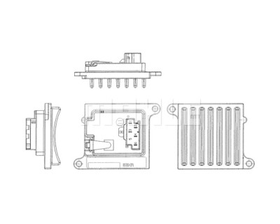 Régulateur, pulseur d'air habitacle