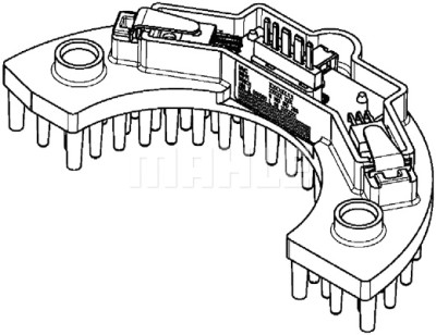 Régulateur, pulseur d'air habitacle