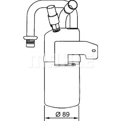 Filtre déshydratant, climatisation