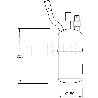 Filtre déshydratant, climatisation