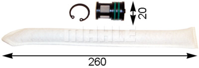 Filtre déshydratant, climatisation