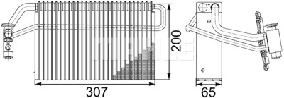 Evaporateur climatisation