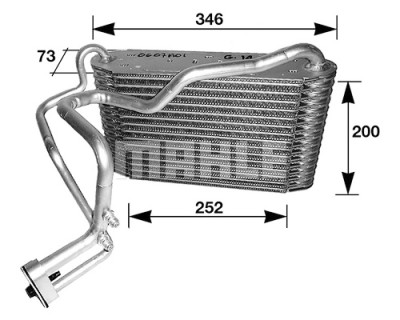 Evaporateur climatisation