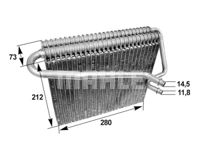 Evaporateur climatisation