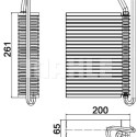 Evaporateur climatisation