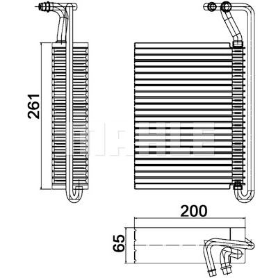Evaporateur climatisation