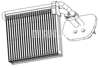 Evaporateur climatisation