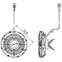 Embrayage, ventilateur de radiateur