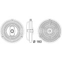 Embrayage, ventilateur de radiateur