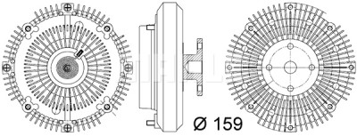 Embrayage, ventilateur de radiateur