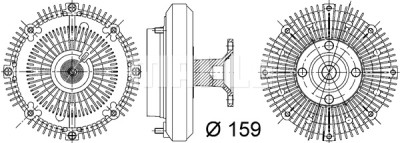 Embrayage, ventilateur de radiateur