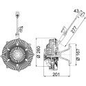Embrayage, ventilateur de radiateur